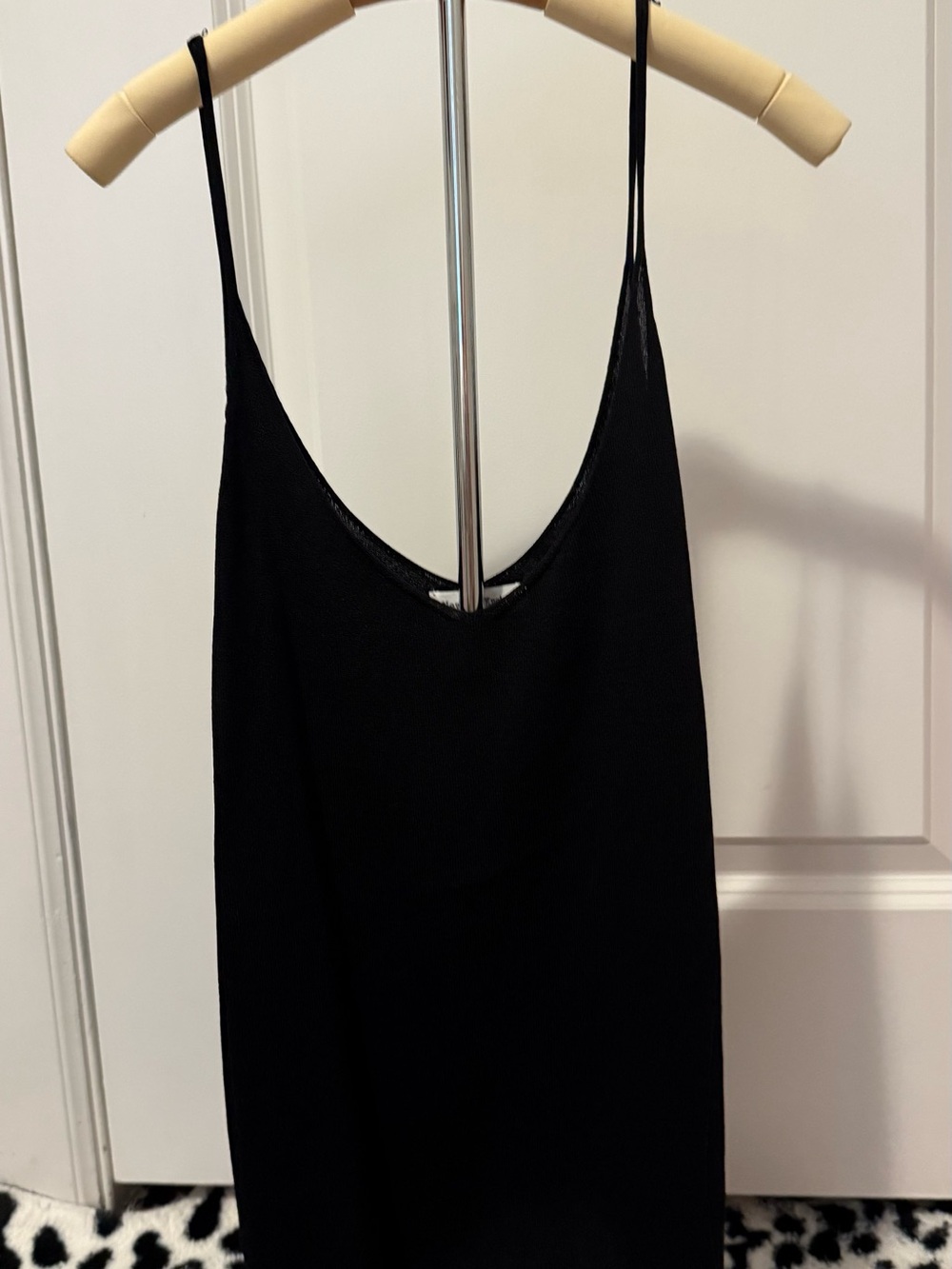 Classic Black top with Thin Straps